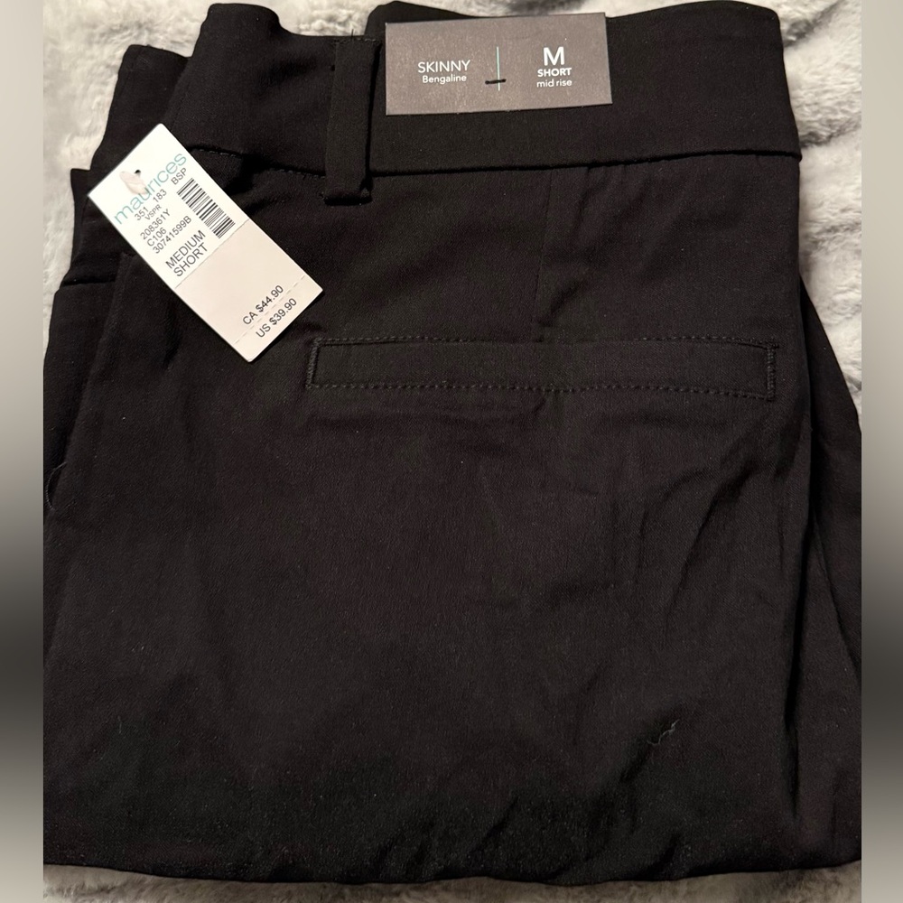 Two Pair of Maurice's Women's Black Pant's - Medium - NWT - Great Deal - Picture 4 of 7